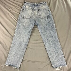 WE THE FREE by Free People Jeans Womens Size 27x24 Acid Wash Distressed Denim